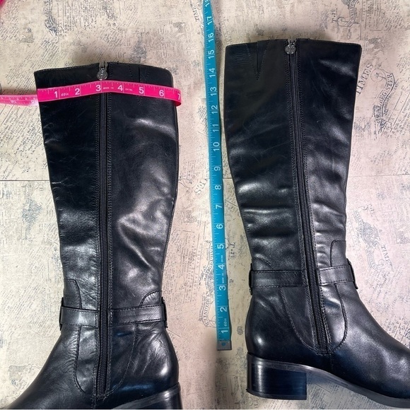 Etienne Aigner Crete black leather boots - Picture 15 of 15